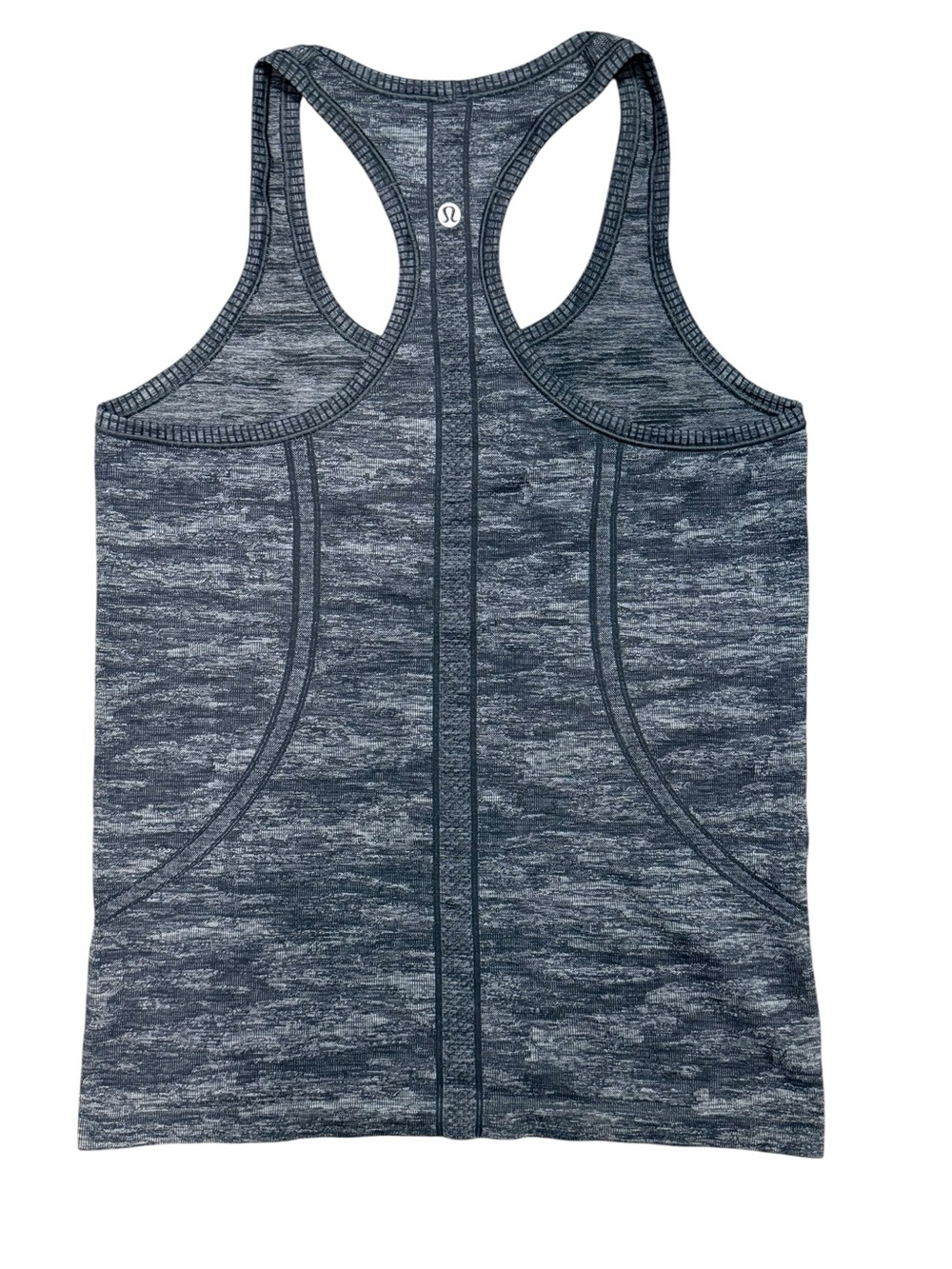 Lululemon Swiftly Tech Racerback Tank Top Gray Space Dye Size 8 - Picture 3 of 9